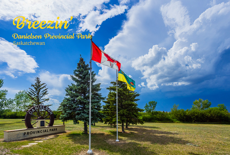 Breezin', Danielson Provincial Park, Saskatchewan 4×6 postcard
