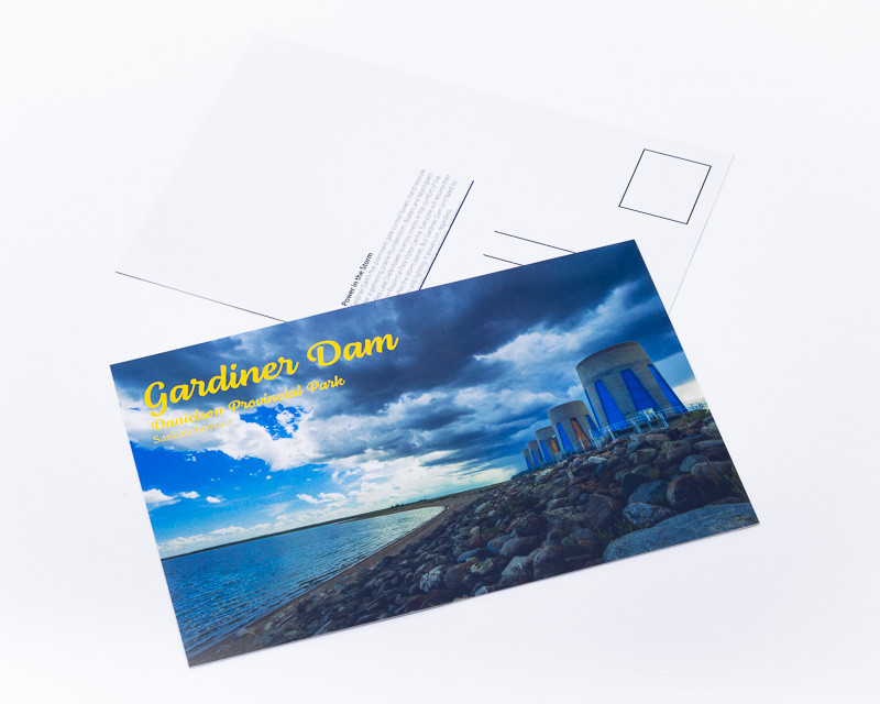 Gardiner Dam, Danielson Provincial Park, Saskatchewan 4×6 postcard