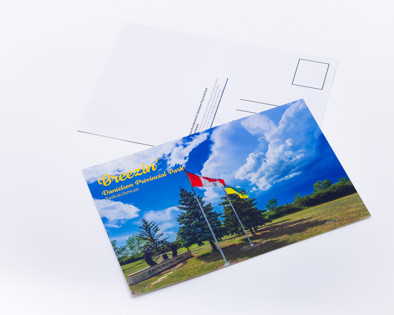 Breezin', Danielson Provincial Park, Saskatchewan 4×6 postcard