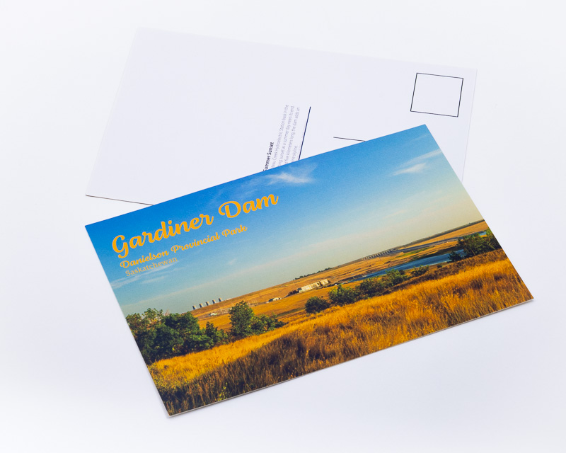 Gardiner Dam, Danielson Provincial Park, Saskatchewan 4×6 postcard