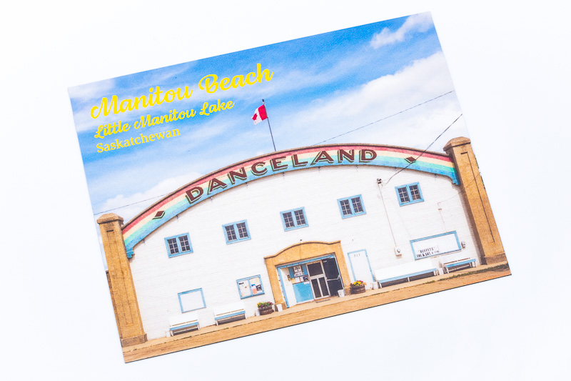 Danceland, Manitou Beach, Little Manitou Lake, Saskatchewan postcard magnet