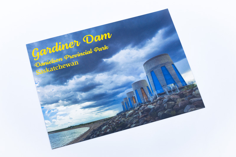 Gardiner Dam, Power in the Storm postcard magnet